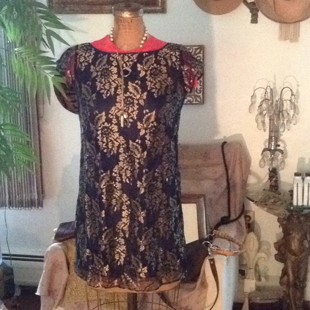 Custom designer lace dress